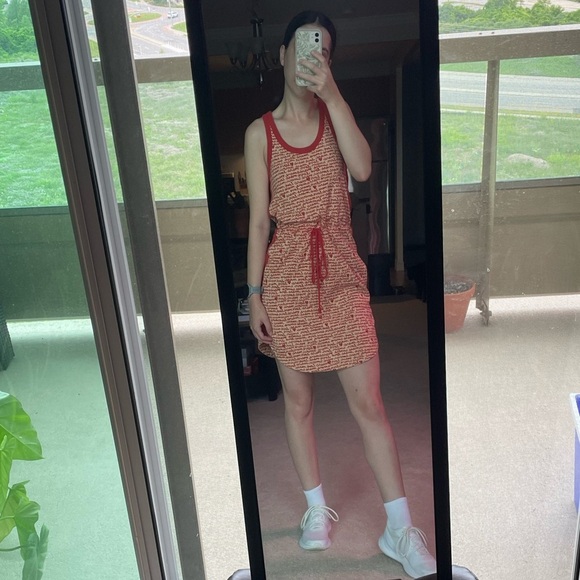 Marc by Marc Jacobs Orange Typography Mini Dress - Picture 2 of 9